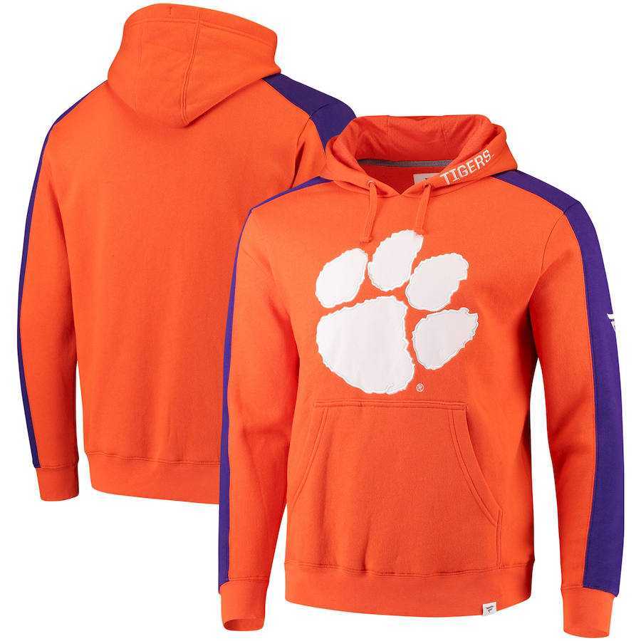Men's Clemson Tigers Fanatics Branded Iconic Colorblocked Fleece Pullover Hoodie Orange,We sell and wholesale Men's Clemson Tigers Fanatics Branded Iconic Colorblocked Fleece Pullover Hoodie Orange on line form chian!